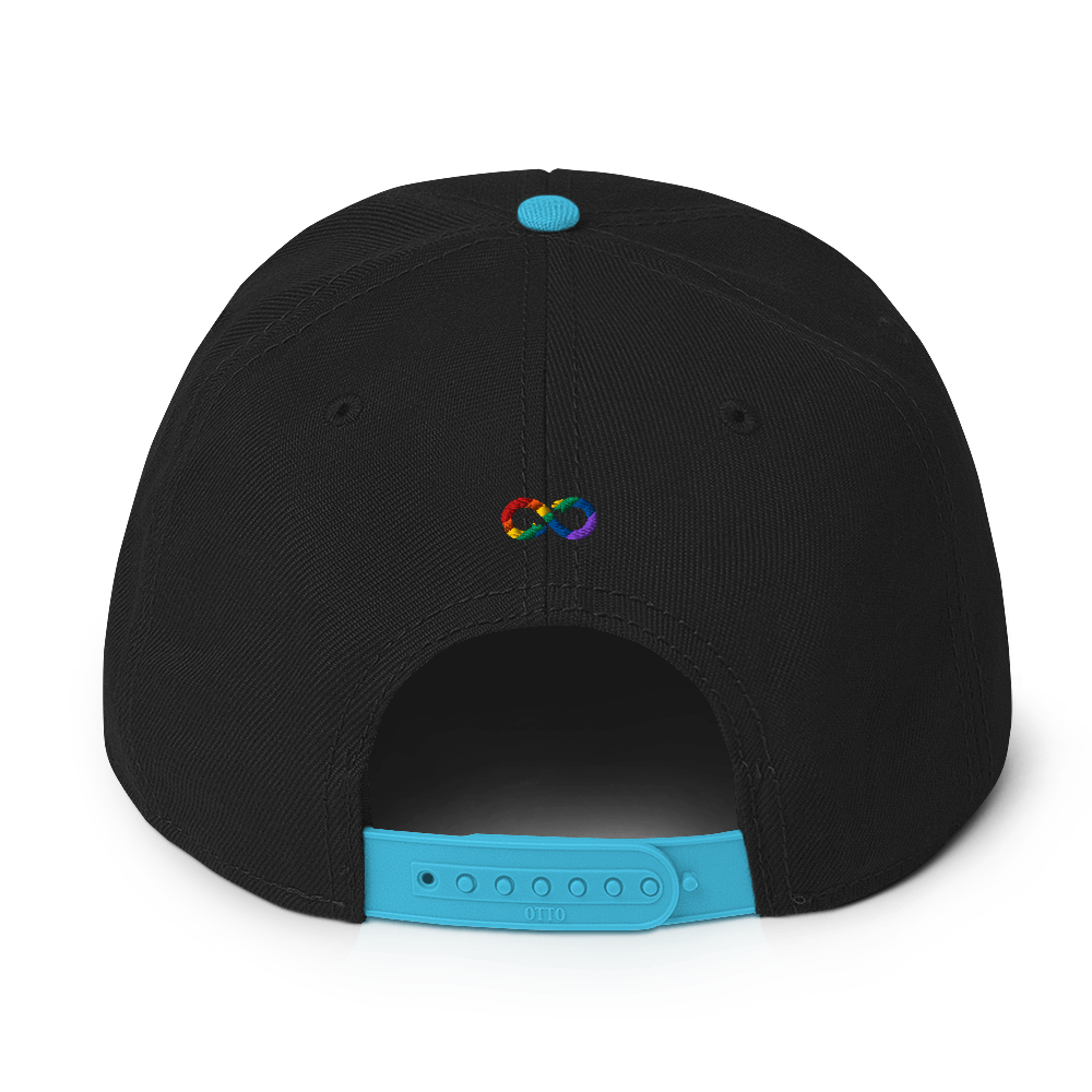 AD ColourPOP Blue Snapback Hat
